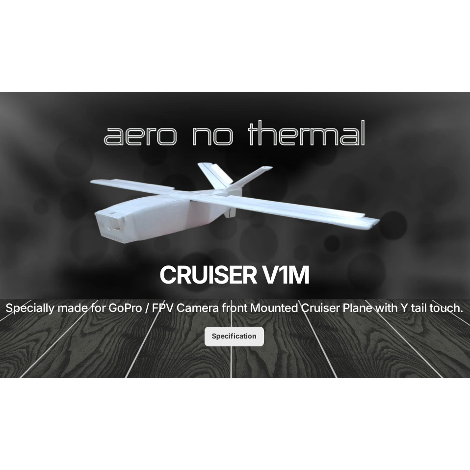 KIT RC Pesawat CRUISER V 1 Meter