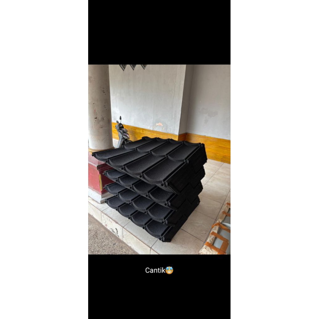 Genteng metal pasir castem tebal 0.3