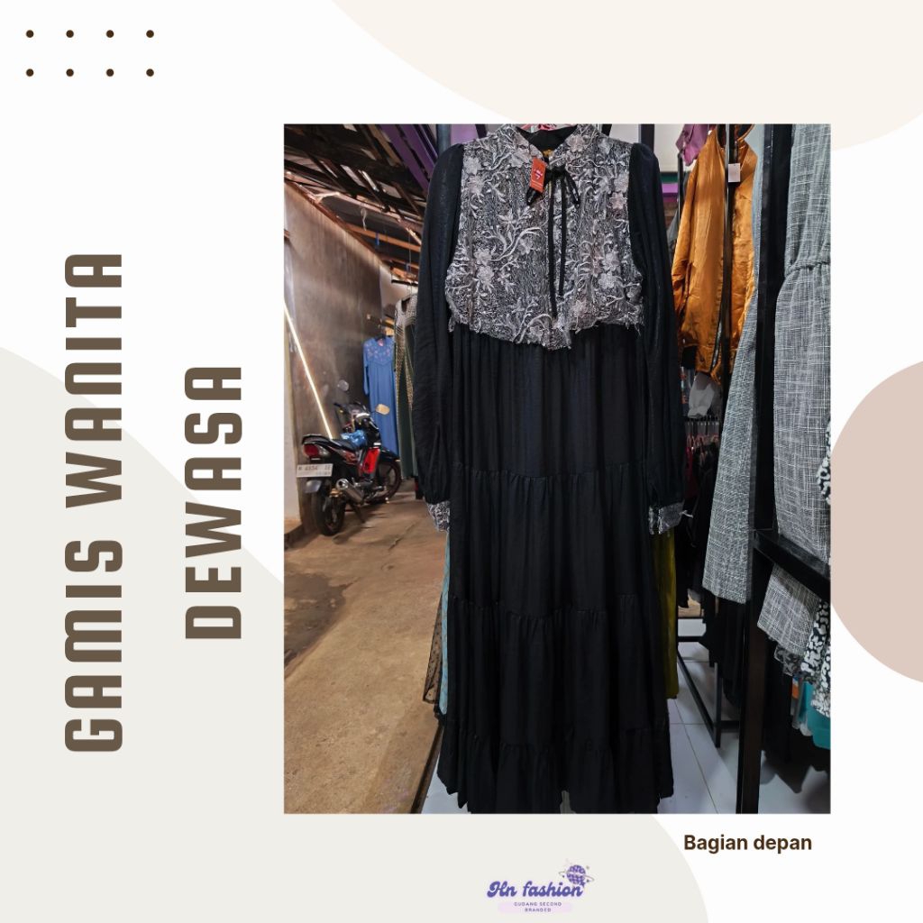 GAMIS WANITA MODEL ROMPI