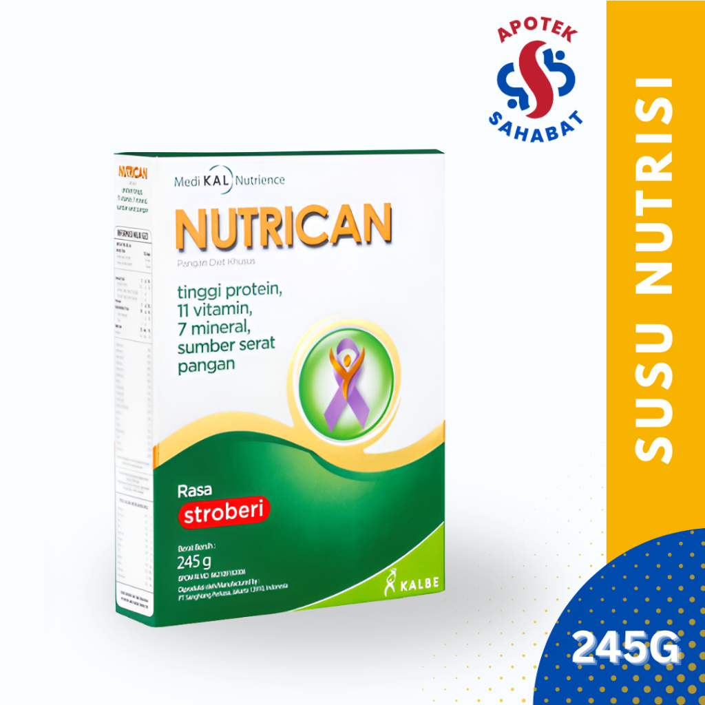 NUTRICAN Susu Kesehatan Kanker (Pisang/Strawberry/Jeruk) 245g