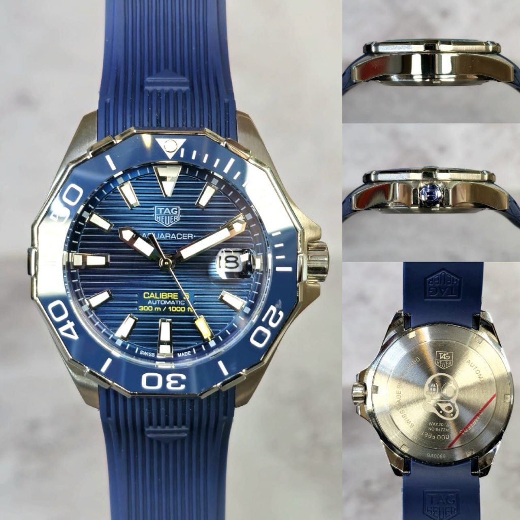 Jam Tangan Pria / Cowok T4g H3uer Carrera Rubber Nyaman Fesyen Korean Watch Automatic Terlaris