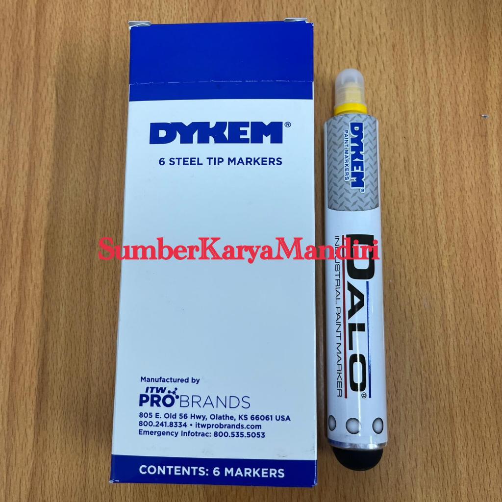 Dykem Dalo Industrial Paint Marker Dykem Dalo Steel Marker (Kuning)