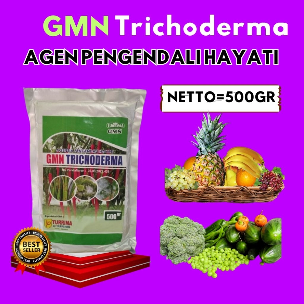 PALING LARIS  Tricoderma Anfush, Tricoderma Asperellum, Tricoderma Alami Isi 500gram