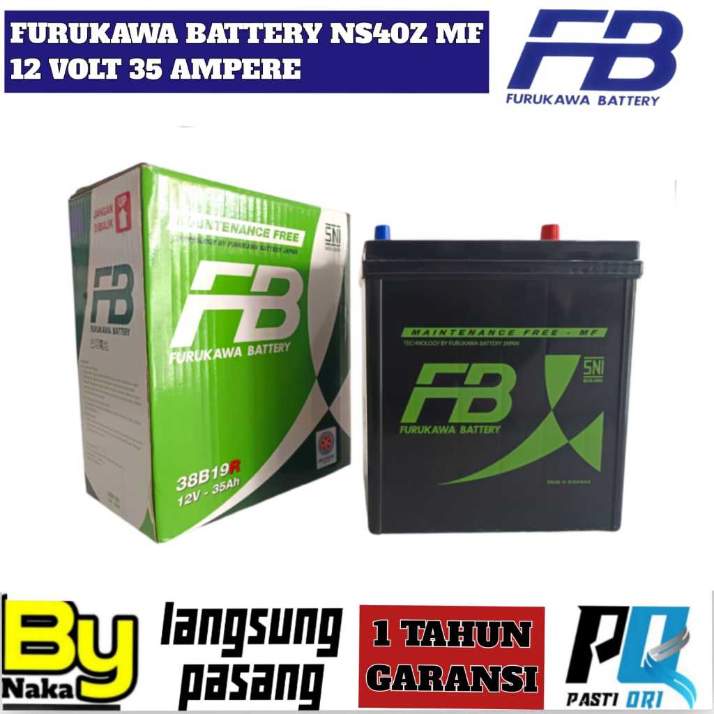 Aki mobil Avanza/Xenia/Rush/Feroza/Taruna/Zebra Prochnii NS40Z Aki Kering  35 Ah Garansi 1 Tahun