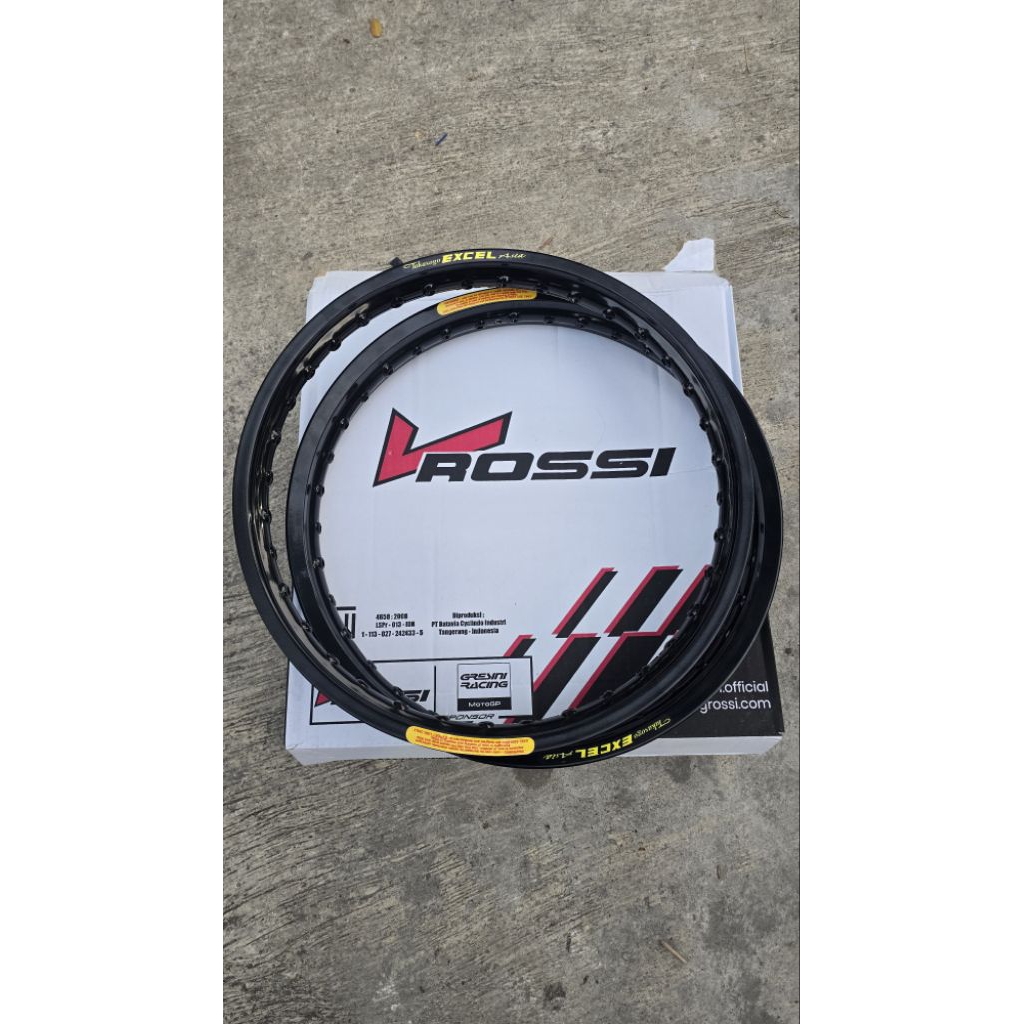 velg tk excel kw hitam gilap 140/160/185-17 terlaris