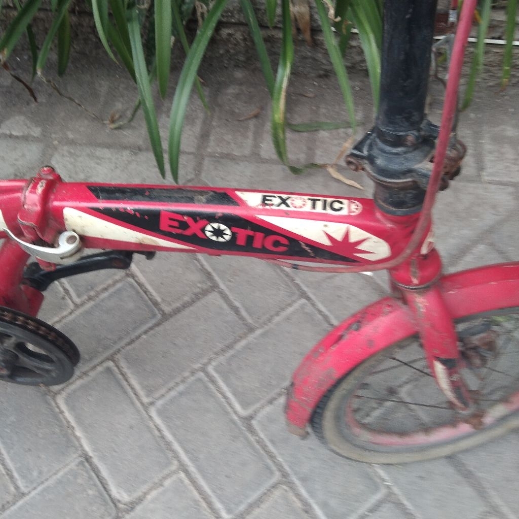 sepeda lipat exotic 16inchi