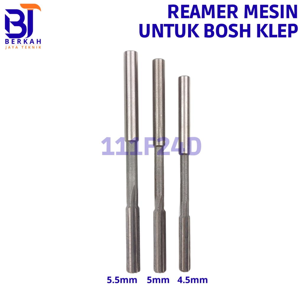 Reamer Mesin 4.5mm 5mm 5.5mm Reamer Bosh Klep Motor HSS Bukan Carbide