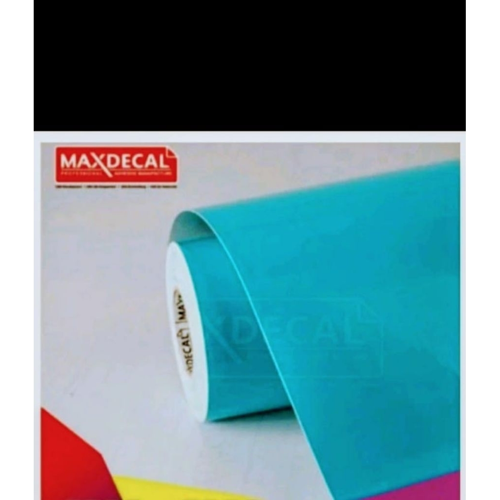skotlet stiker motor biru tosca doff maxdecal