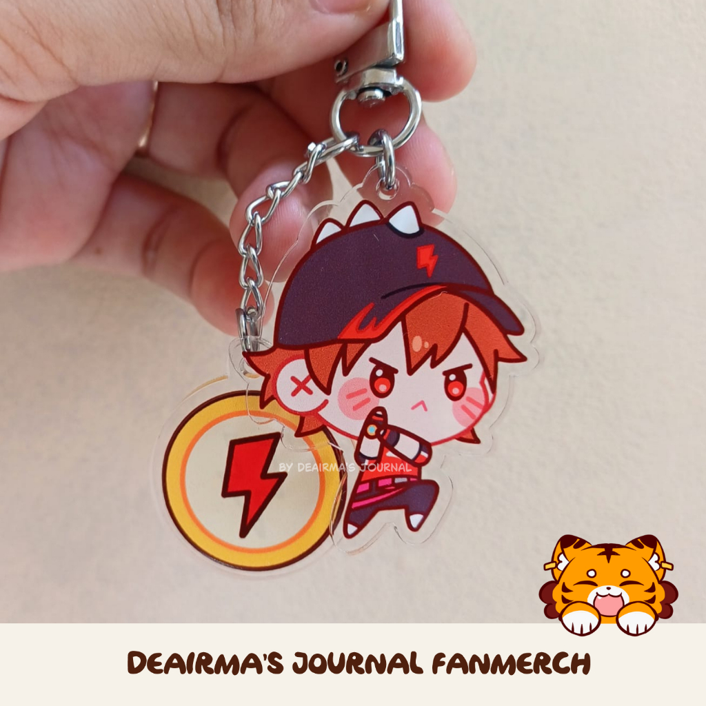 Boboiboy Fanmerch || Boboiboy Double Keychain by Warunk Buldjo