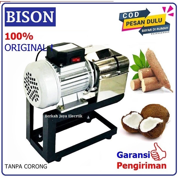 mesin parutan kelapa,singkong DLL.merk trodon/bison/matsunaga serbaguna