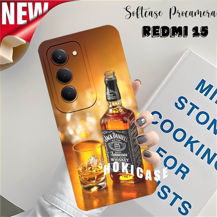 Kessing Xiaomi Redmi 15 4G/5G - Redmi 13C - Poco C65 - Redmi 12C - Redmi 12 Terbaru Motif jack danie