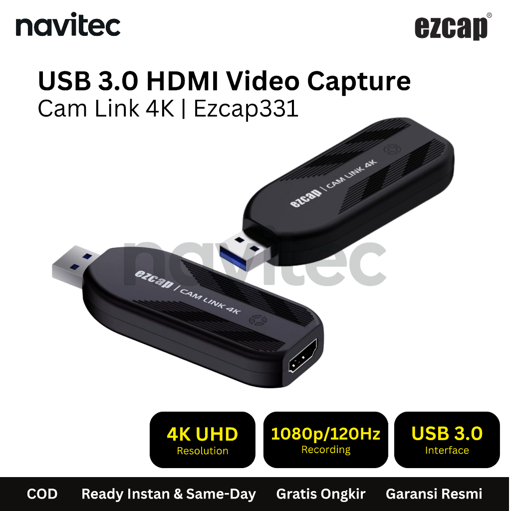 Ezcap331 Cam Link 4K - USB 3.0 HDMI Capture 4K / Ezcap 331