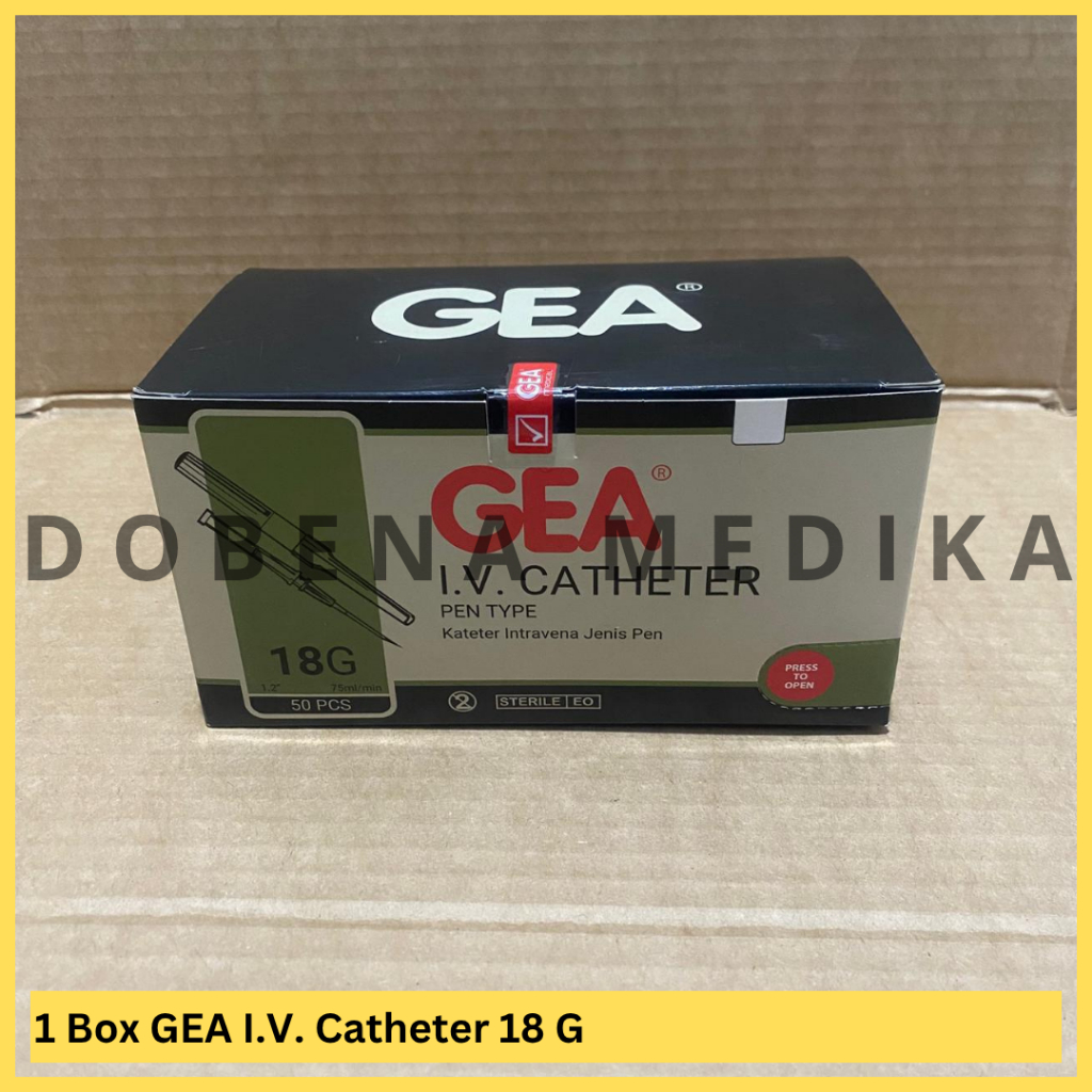 IV Catheter GEA 18G 20G 22G 24G 26G / I.V. Cateter GEA 18 20 22 24 26 G