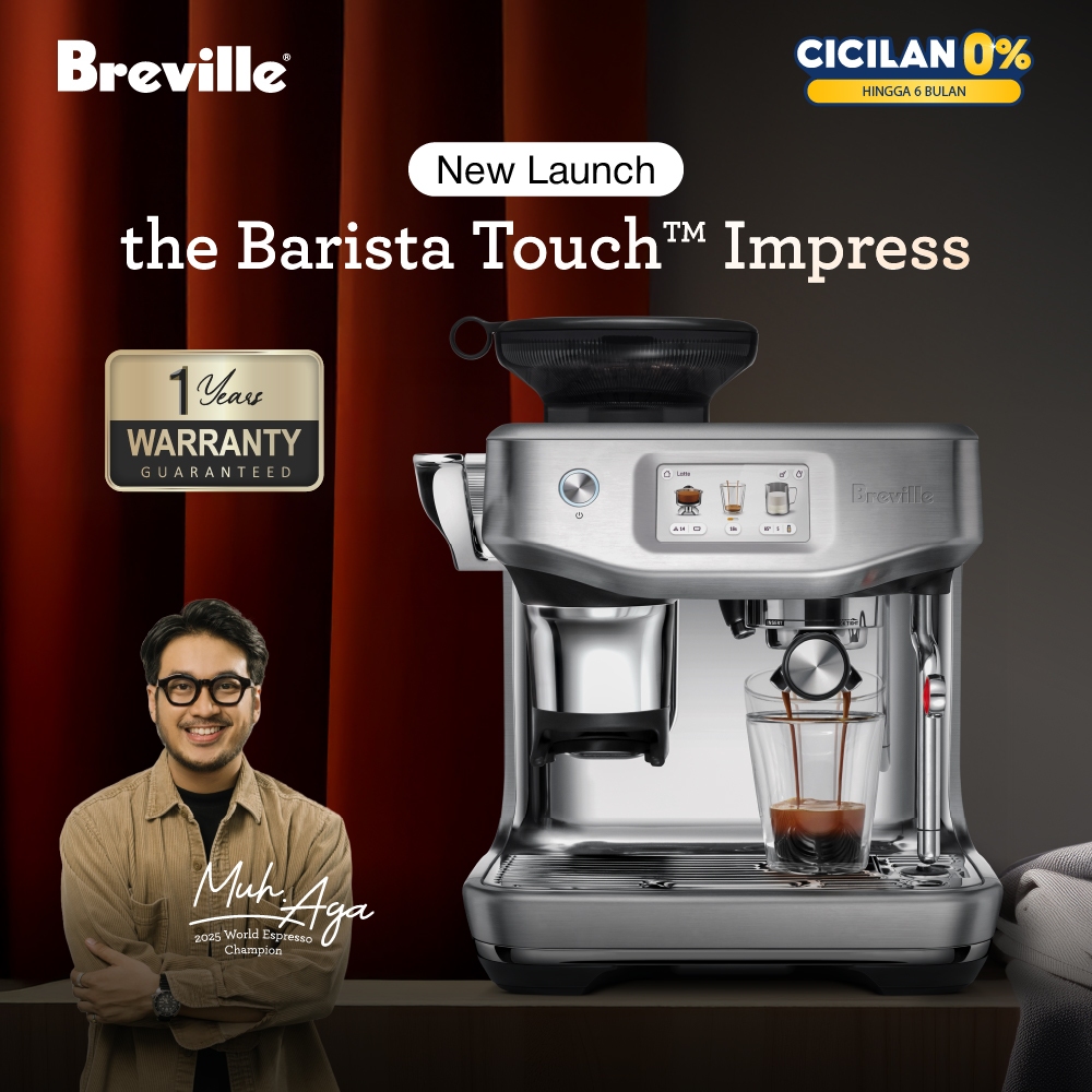 [NEW LAUNCH] Breville the Barista Touch Impress - Mesin Kopi Espresso Otomatis