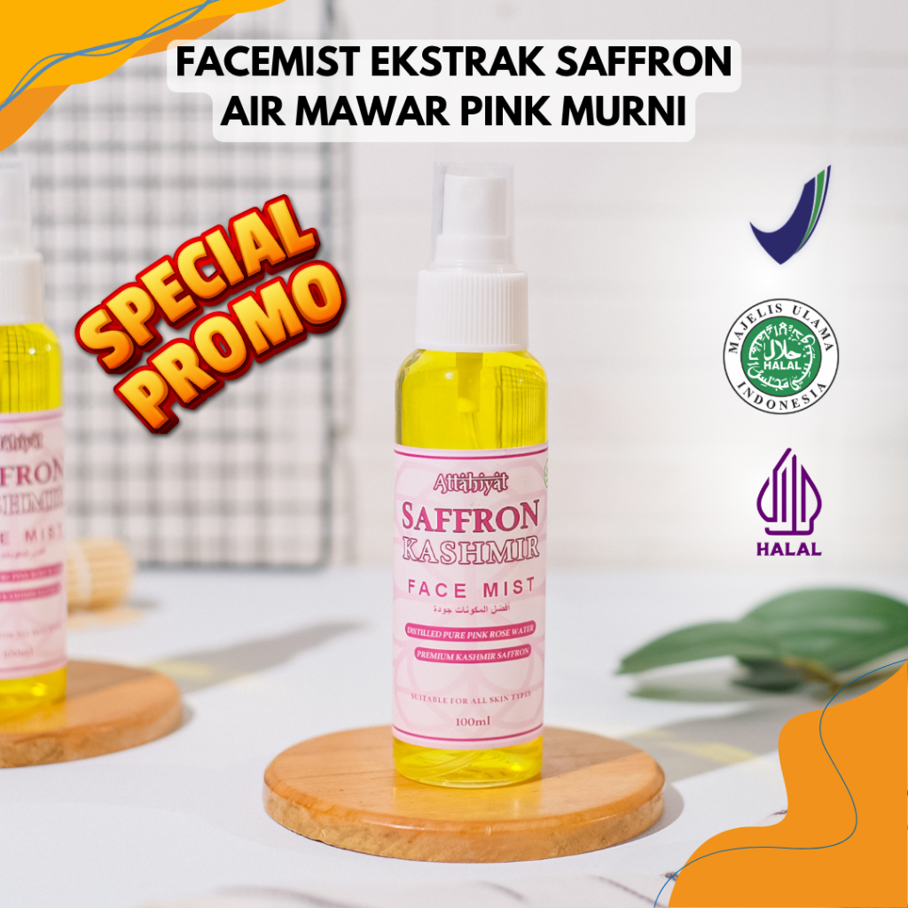 Face Mist Saffron | Facemist Toner Kashmir Attahiyat Saffron