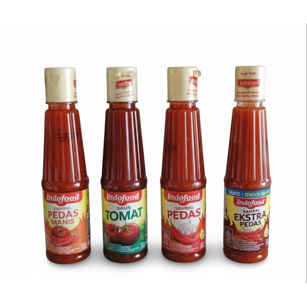 SAUS SAMBAL / SAUS TOMAT INDOFOOD BOTOL 135 ML