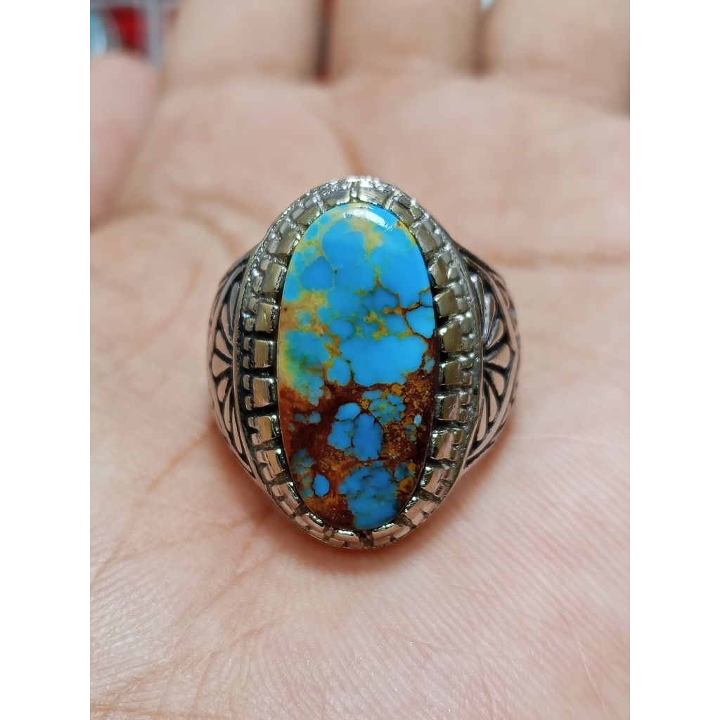 PIRUS PERSIA BIRU LANGIT URAT EMAS/MERAH