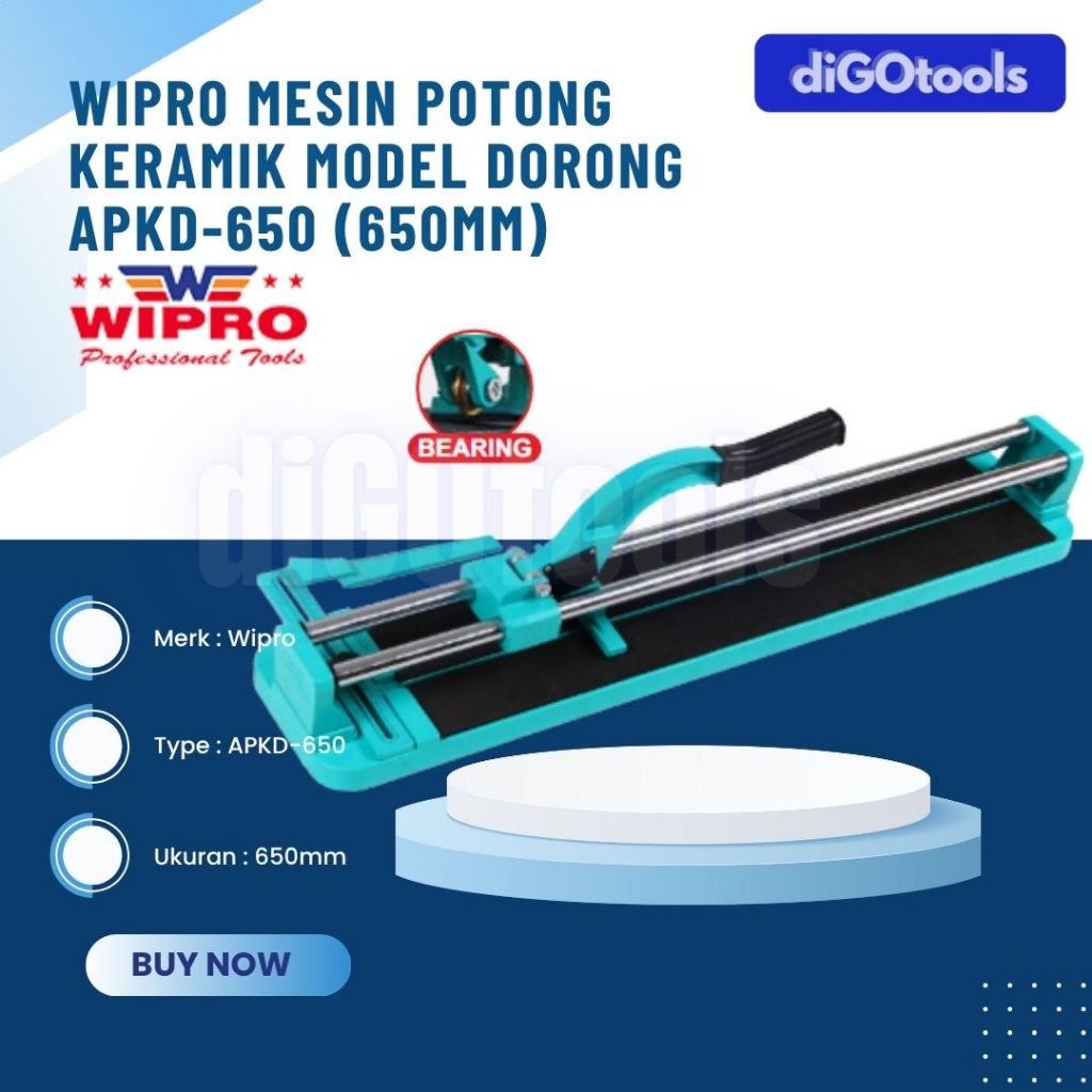 Wipro Alat potong keramik model dorong 650mm APKD-650 - mesin potong keramik 650mm
