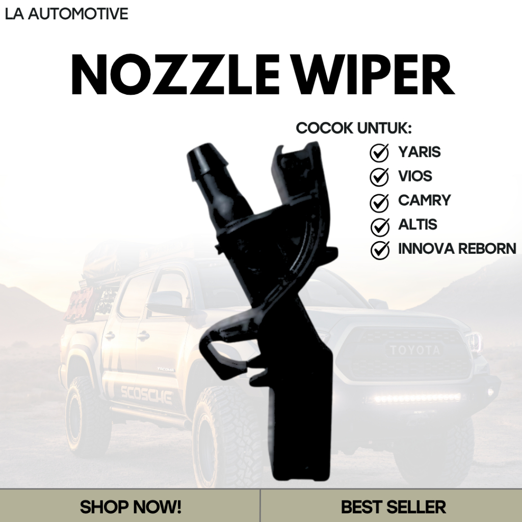NOZZLE WIPER YARIS VIOS CAMRY ALTIS INNOVA REBORN