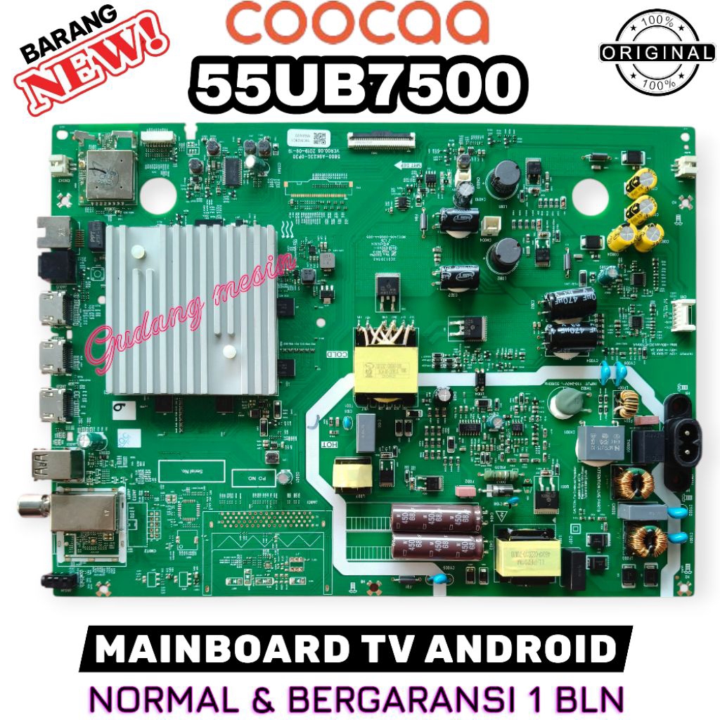 MB TV COOCAA 55UB7500 / MAINBOARD TV COOCAA 55UB7500 / MESIN TV COOCAA 55UB7500 / MODUL TV COOCAA 55