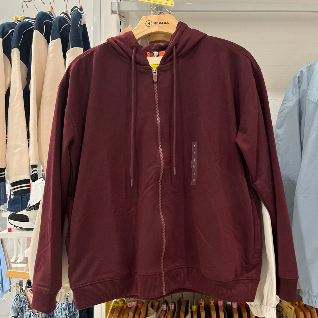 nevada jaket hoodie zipper wanita