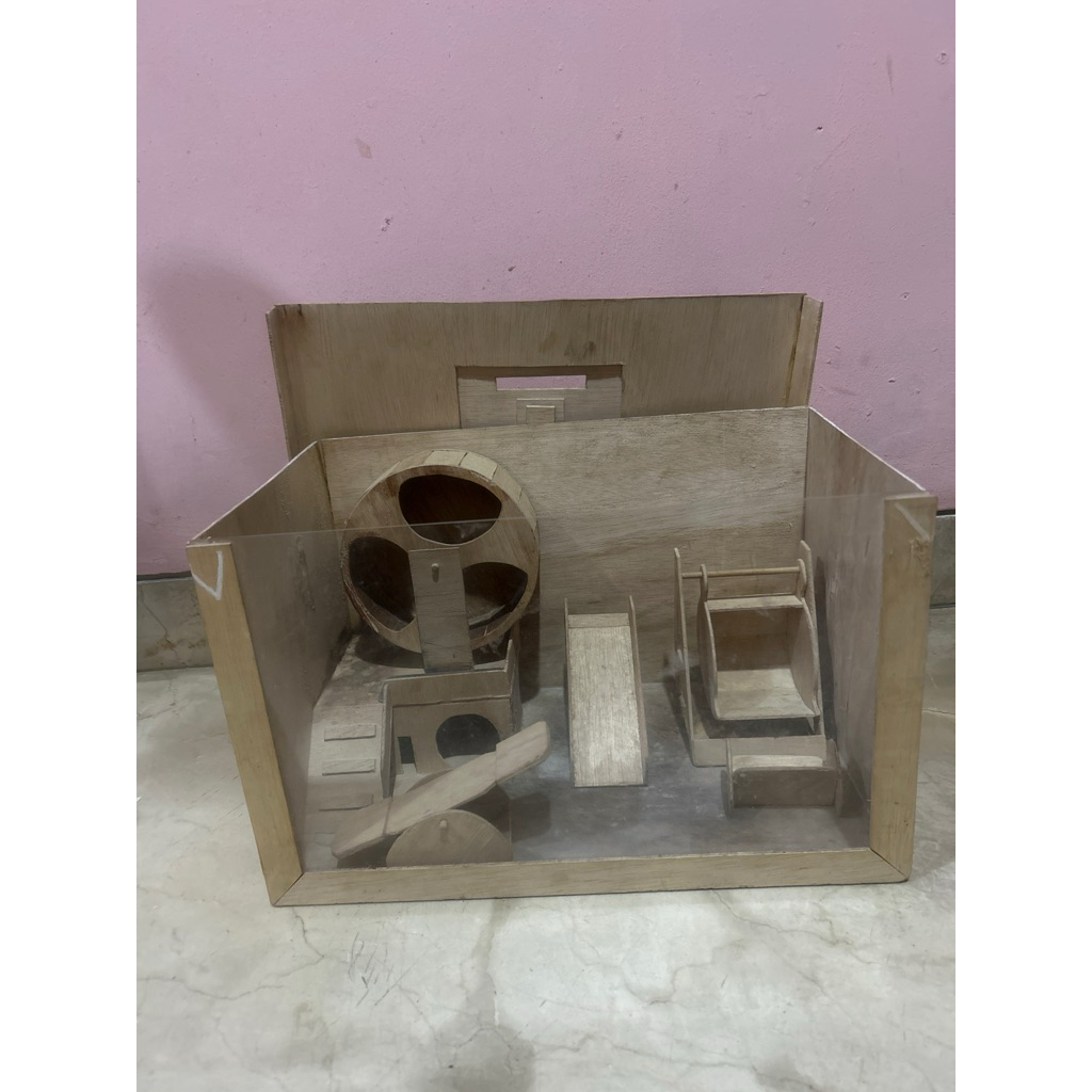 PRELOVED kandang hamster/ tempat hamster (FREE cooling pad)