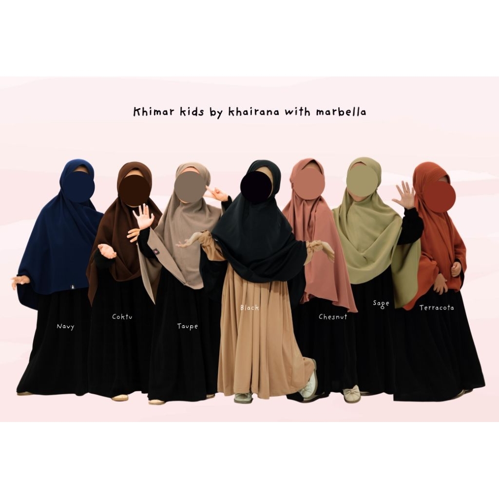 Khimar Kids / Anak By Khairana Muslim Wear