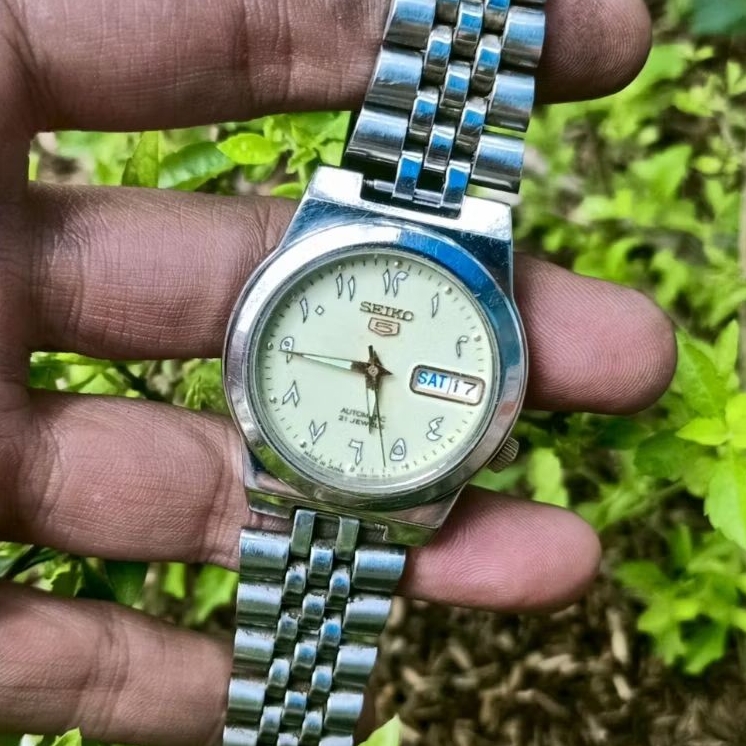 Jam Tangan Original Seiko 5 Arabic Automatic
