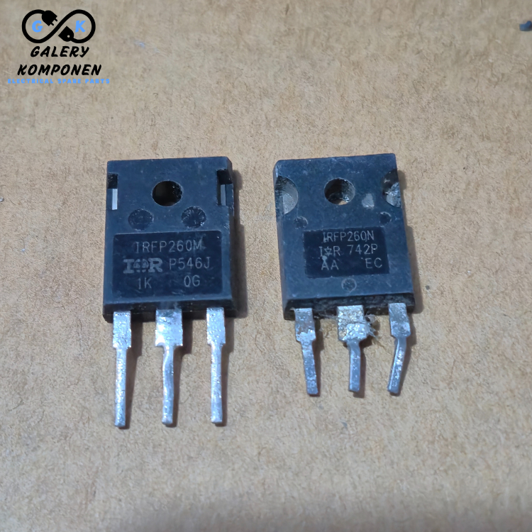 MOSFET IRFP260 N/M KAKI PANJANG ORIGINAL CABUTAN IRFP 260 200V 50A MOSFET UPS