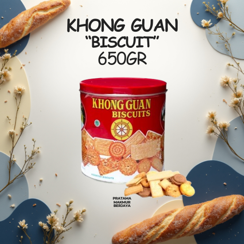 Khong Guan Biscuit Mini Assorted Kaleng 650g / Khong Guan Kaleng Kecil