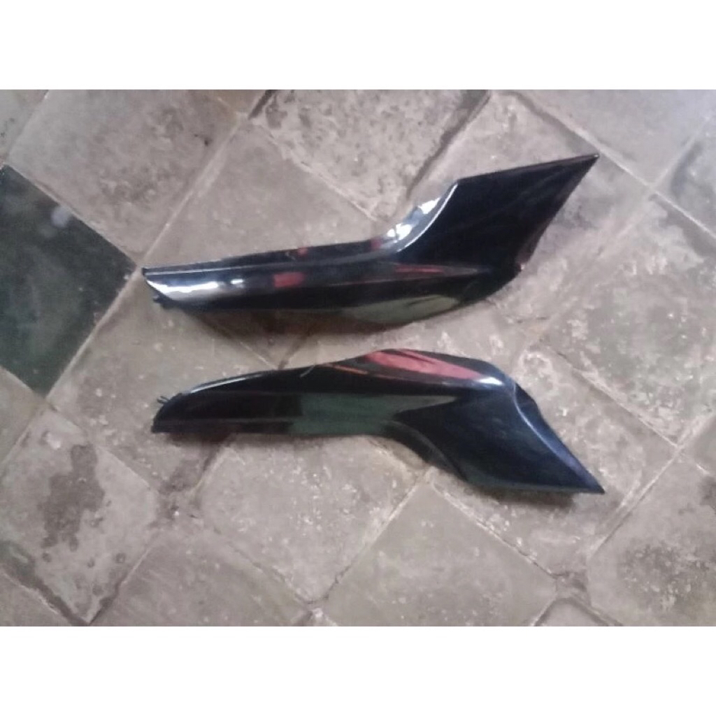 Tempongan Megapro primus coak simpel warna hitam glossy