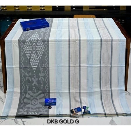 TERLARIS,,SARUNG BHS CLASSIC DAM SKT SONGKET GOLD // Sarung BHS Classic Songket DAM Grade Gold Grade