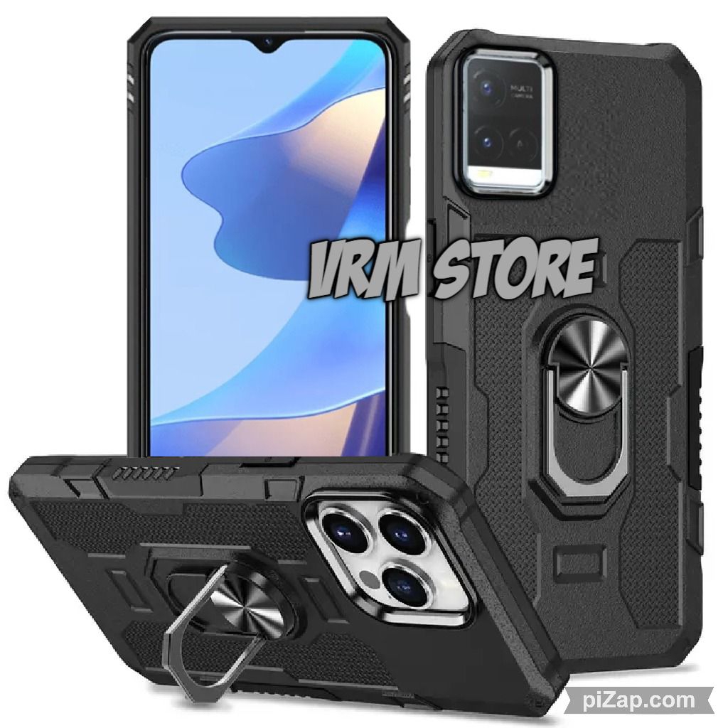 Case Robot Hp Vivo Y21 - Y21A - Y21s - Y21T - Y33s - Y33T Case HIT EYE RING Case Robot Standing