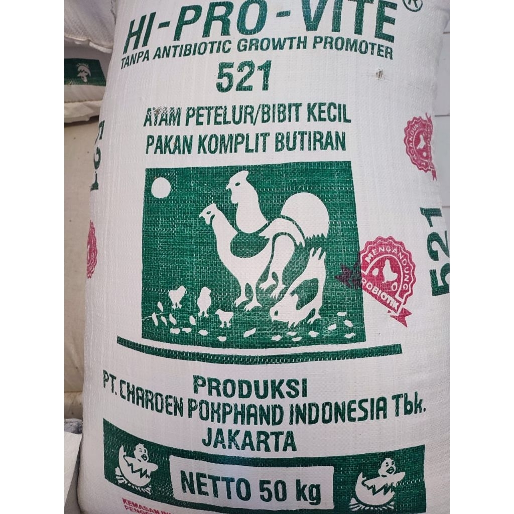 Hi Pro Vite 521 - Pur Ayam Petelur / Kampung Jalur Indukan Masa Starter