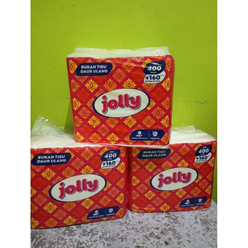 PAKET 3 PCS- JOLLY 560 GRAM/ TISU JOLLY KILOAN 560 GRAM