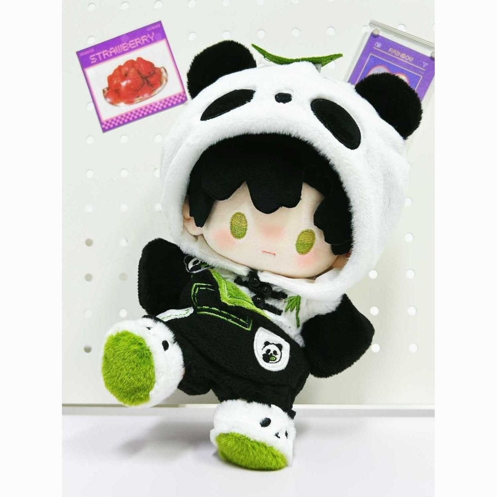 Pakaian Boneka 20cm & 40cm Cotton Doll Love And Deepspace Cute Panda Outfit Aksesories Baju Pakaian 