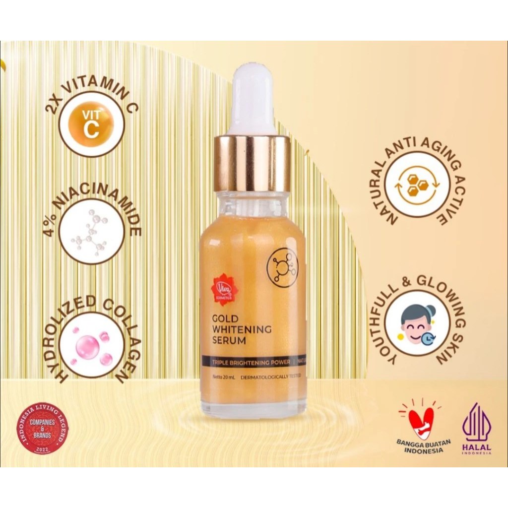 Viva Gold Whitening Serum viva serum 20 ml