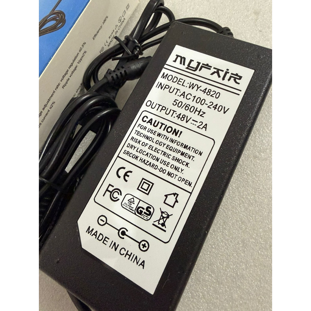 Adaptor cctv 48 V 2 A MYFAIR Adaptor switching 48v 2A