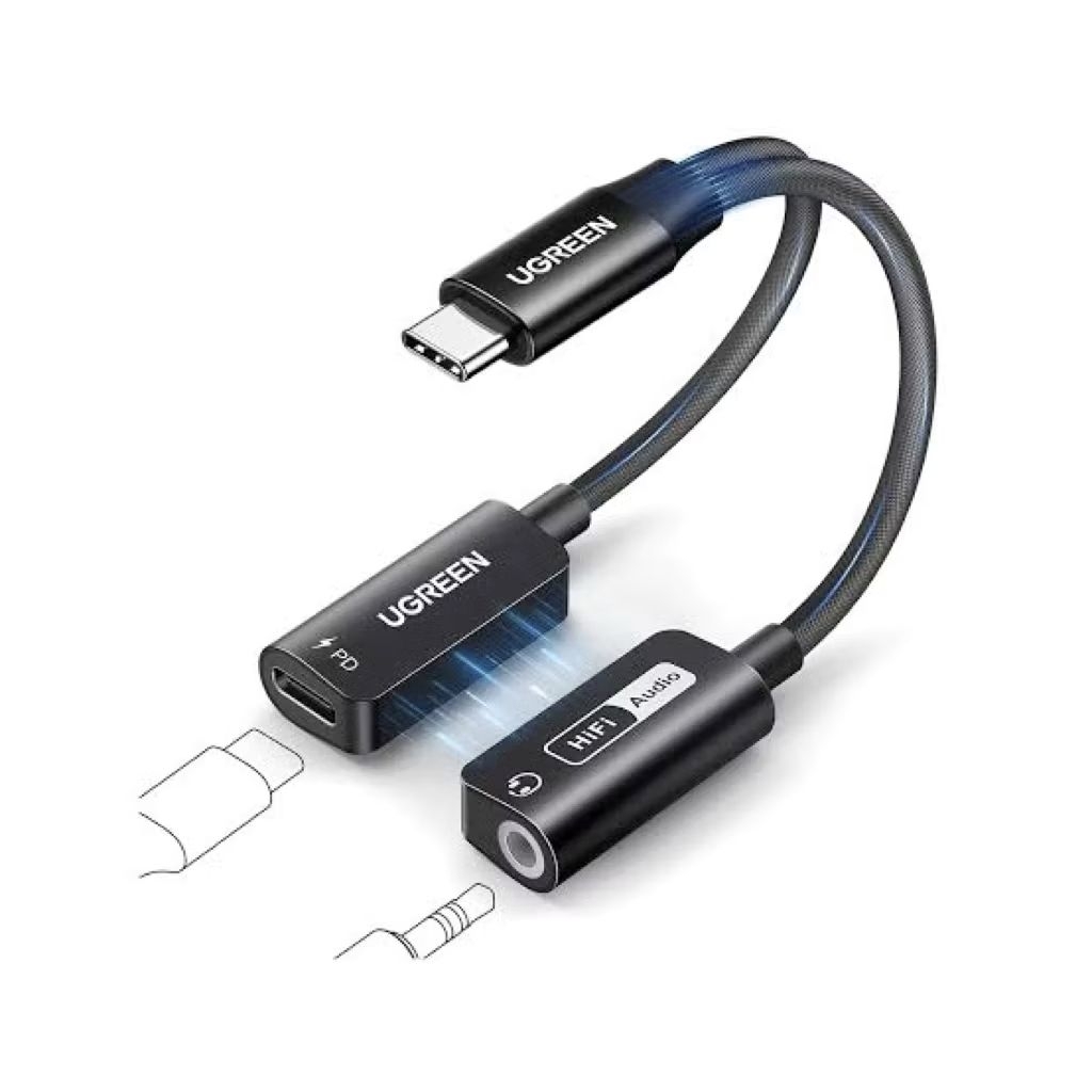 ugreen Splitter Magnetic type C to jack audio DAC