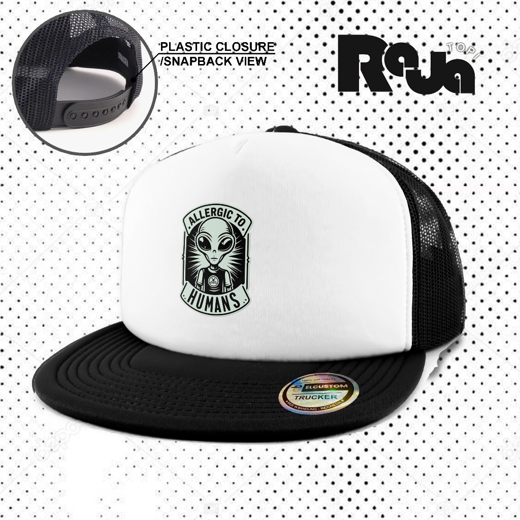 Rajatopi.id - Topi Alien / Topi Lucu / Topi Trucker / Topi SNAPBACK/ Topi Culture / Unisex