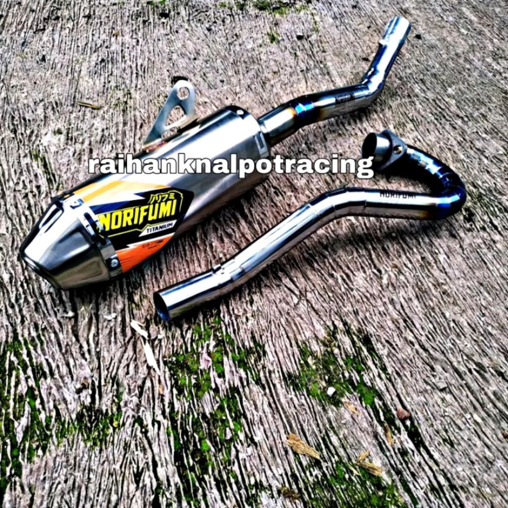KNALPOT NORIFUMI ROCKET TITANIUM CRF KLX CRF KLX WR
