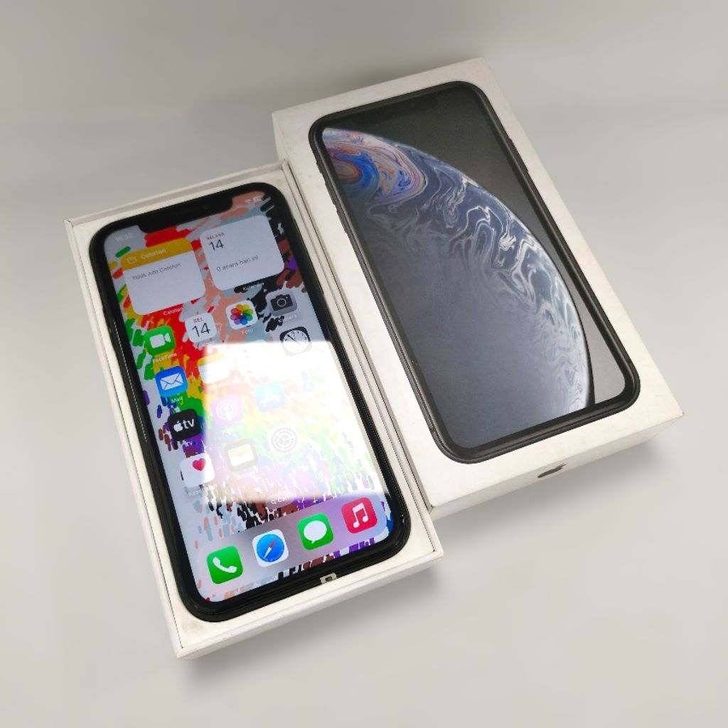 SECOND IPHONE XR 128GB IBOX FULLSET ORIAN