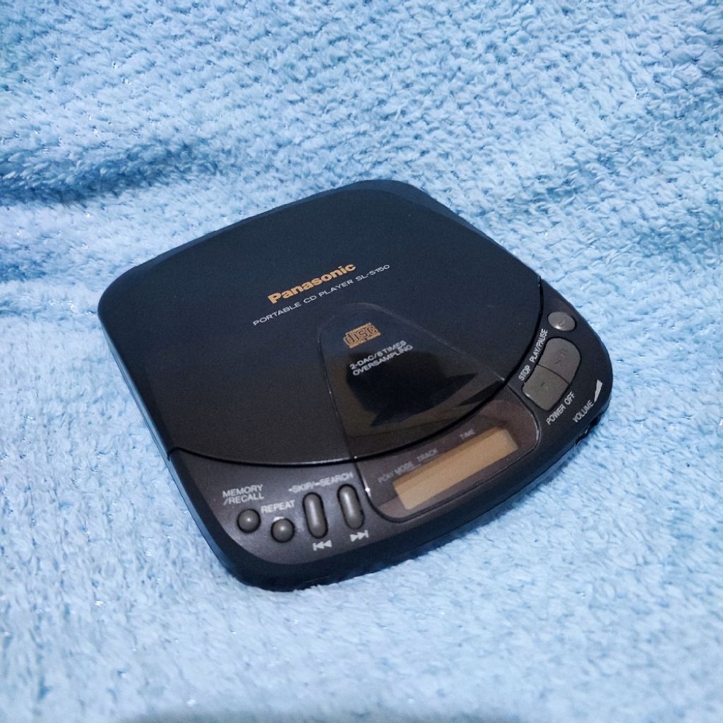 Pemutar CD Player Discman Panasonic SL-S150 2 DAC NORMAL SIAP PAKAI