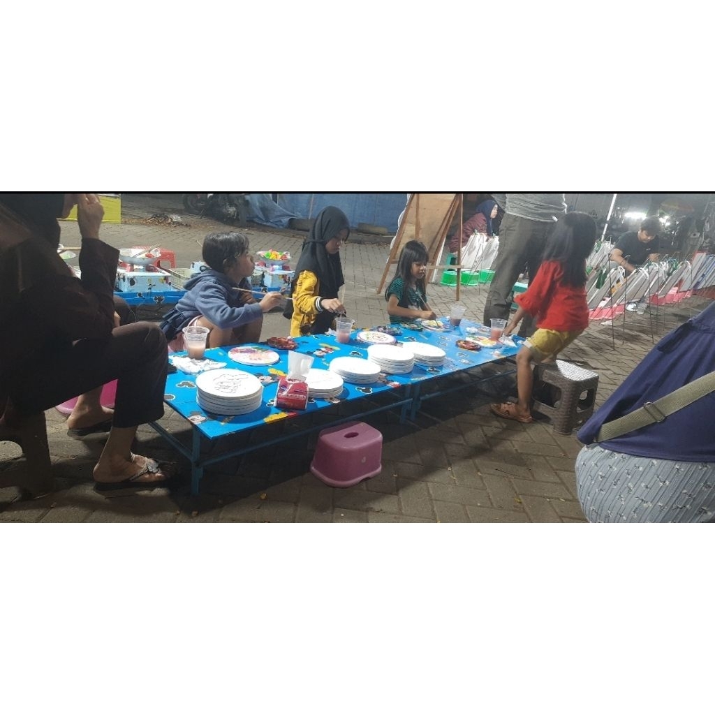 Gypsum Lukis/Mewarnai Gypsum/Ornamen Dinding/Hiasan Dinding Hello Kitty