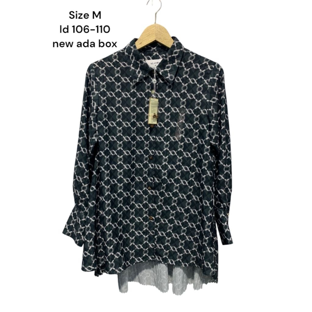 Monogram pleated wearing klamby