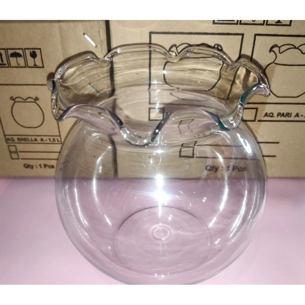 Aquarium toples/aquarium bulat fish ball 1,5 L (DLX)