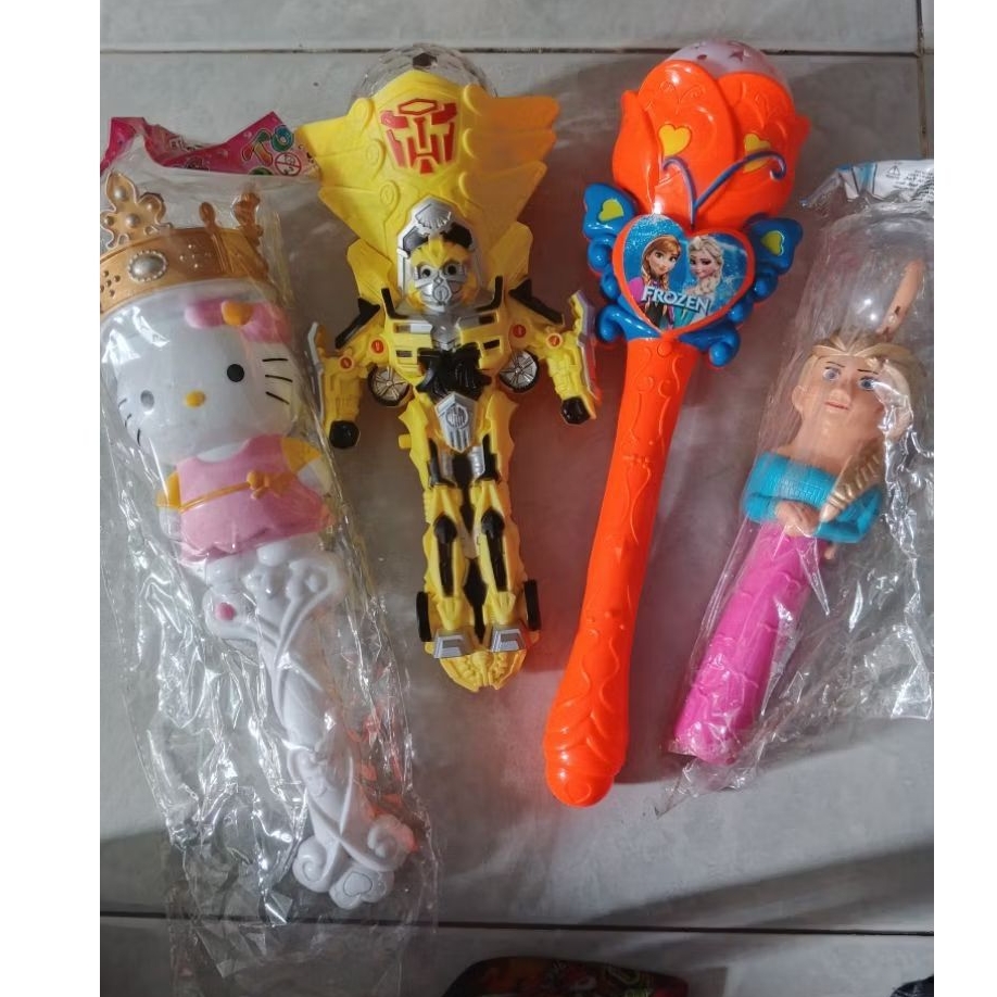 Mainan Tongkat Flash Stick Lampu Nyala 3D Disco Musik Party