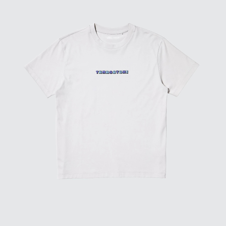 Tshirt Uniqlo x Tamagotchi (Tamagotchi) | UT Tamagotchi Kaos Lengan Pendek - Putih