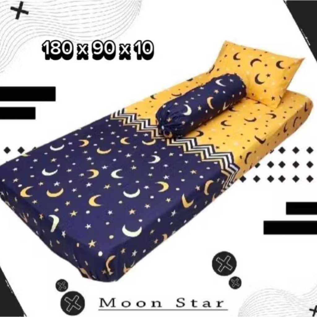 KASUR LANTAI BUSA TEBAL BONUS BANTAL UNTUK SINGLE 1 ORANG UK 180X90X4CM SUPER TEBAL