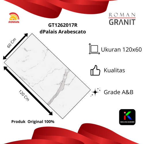 Roman Granit GT1262017R Kw 2 Ukuran 120x60 Cm